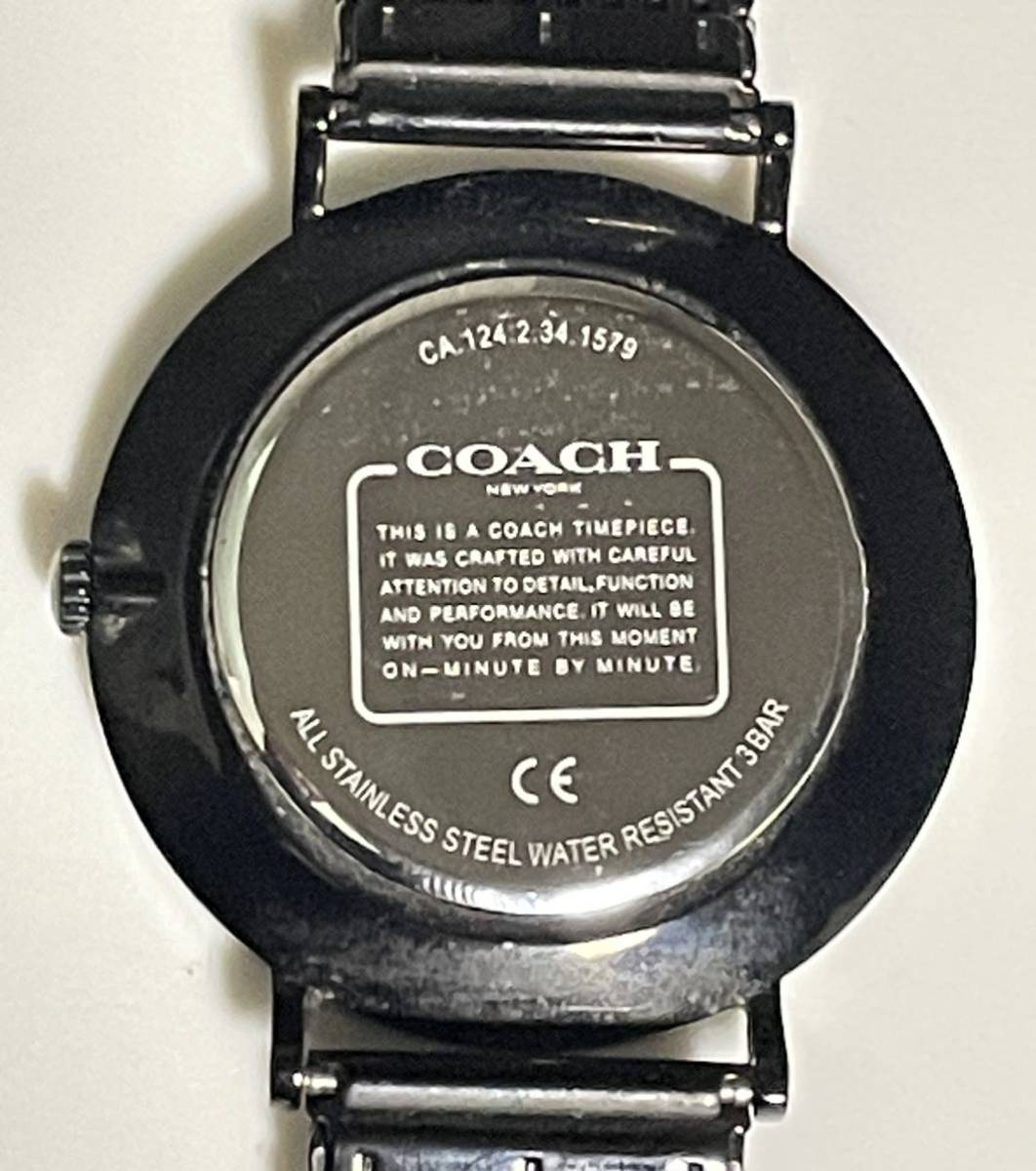 【稼働品】COACH コーチ 腕時計 CA.124.2.34.1579 クオーツ メンズ 中古　1円〜_画像2