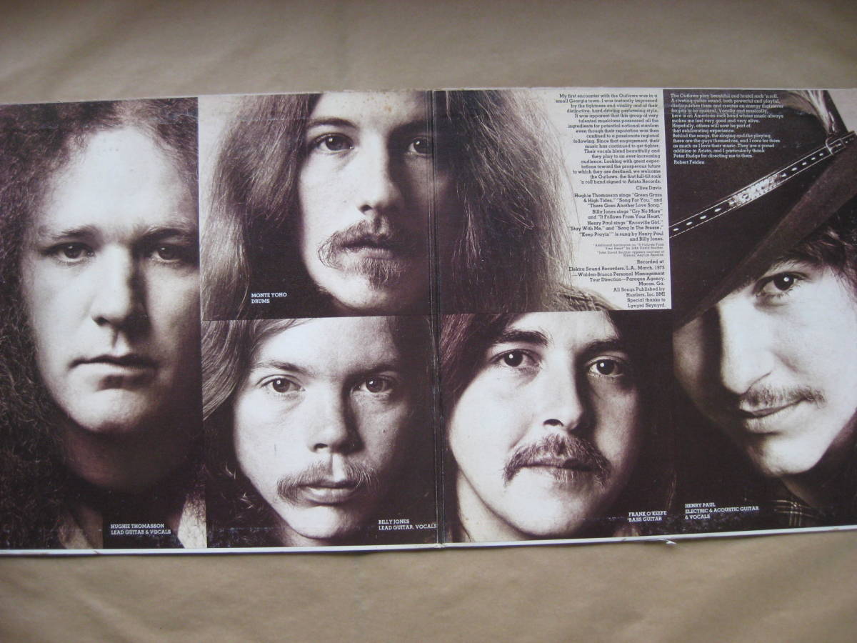 LP 見本盤 OUTLAWS アウトローズ 旋律のアウトローズ OUTLAWS .の画像2