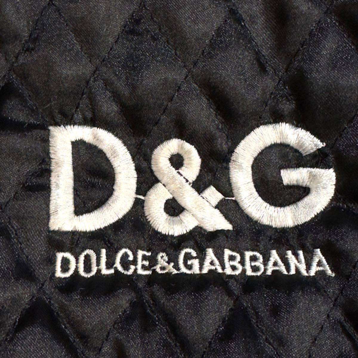 ドルチェ＆ガッバーナ DOLCE&GABBANA キルティングジャケット XLサイズ D&G ドルガバ ビッグロゴ パーカー コート ダウンジャケット 中わた_画像7