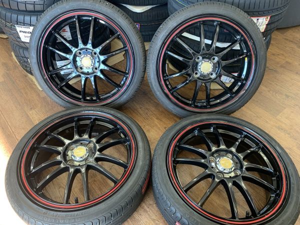 §現状中古!BADX S-HOLDラグナBR 16X5.5J+48 100-4H 165/45R16(165/45-16)軽 タント/ムーヴ/スペーシア/ワゴンR/ミラ/アルト 等 軽自動車_画像1