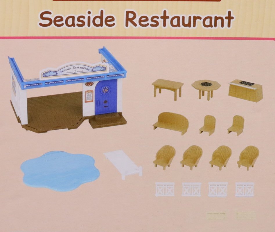 即決シルバニアファミリー UK 4190 シーサイドレストラン 新品 未開封品　 海外版　海辺のすてきなレストラン_画像3