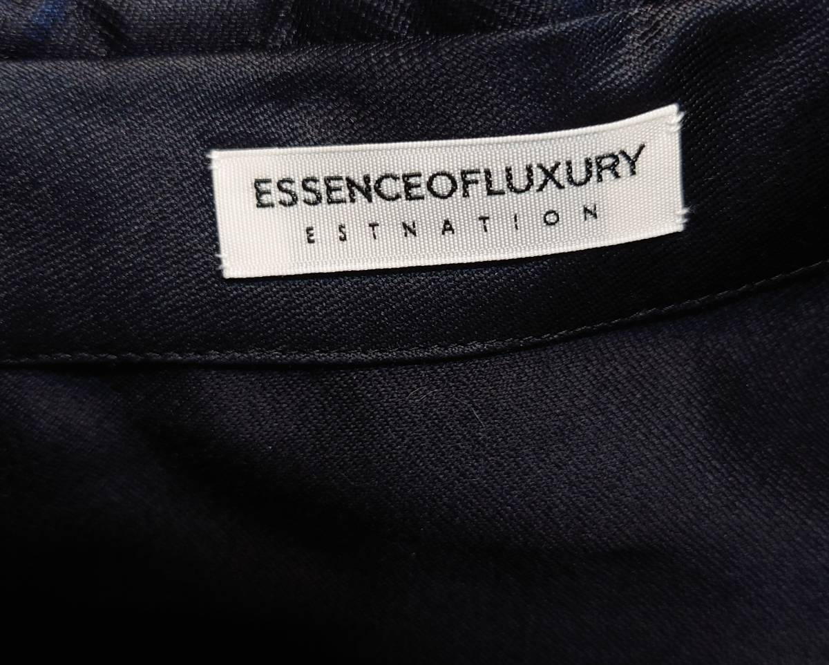 美品 定価13.2万 ESTNATION エストネーション ESSENCEOFLUXURY シルクウール スリーブボリュームブルゾン TP ジャケット_画像6