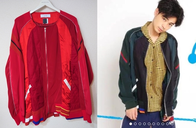 定価10万位 成田凌 着 FACETASM ファセッタズム MIX SKA JACKET 定価10万位 成田凌 着 FACETASM ファセッタズム MIX SKA JACKET