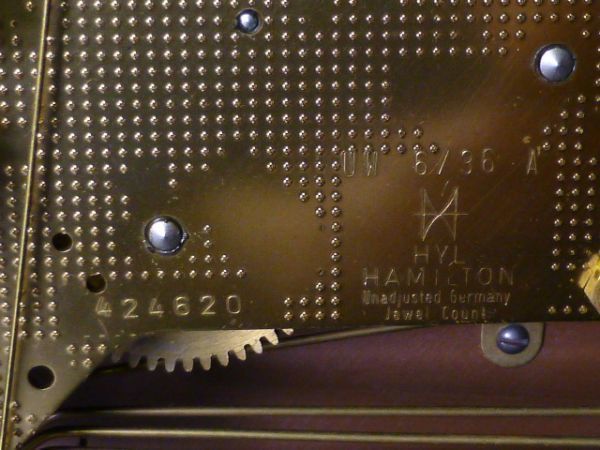 アンティーク HAMILTON ハミルトン社 置時計 手巻き チャイム サイレント 鍵付 ドイツ製_画像8