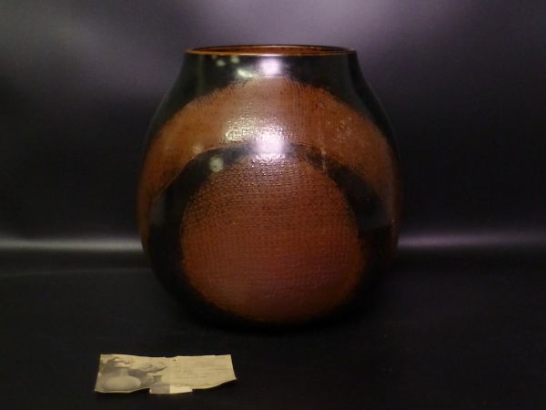 Stig Lindberg スティグ・リンドバーグ/スティグ・リンドベリ 壷 花瓶 直径30cm 西洋陶器 陶芸家 スウェーデン_画像10