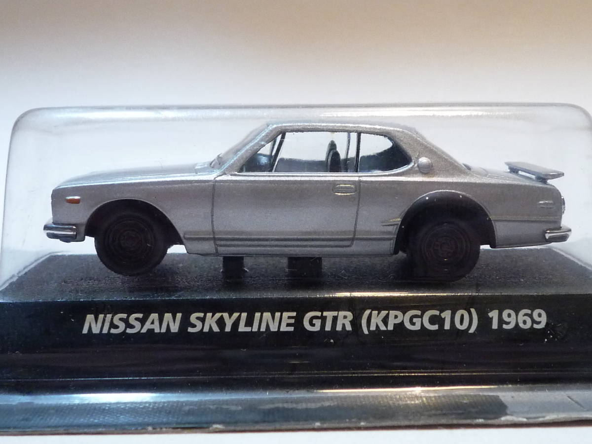 39900 KONAMI/コナミ 絶版名車コレクション 1/64 NISSAN SKYLINE GTR（KPGC10）1969 日産スカイライン_画像1