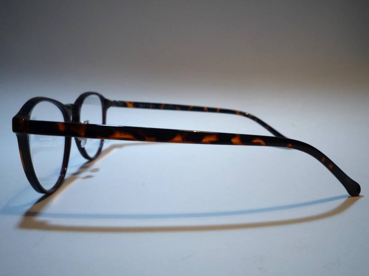 39992 MUJI/無印良品 ボストン型 眼鏡 UV400 クリアレンズ サングラス ブルーカットレンズ_画像3