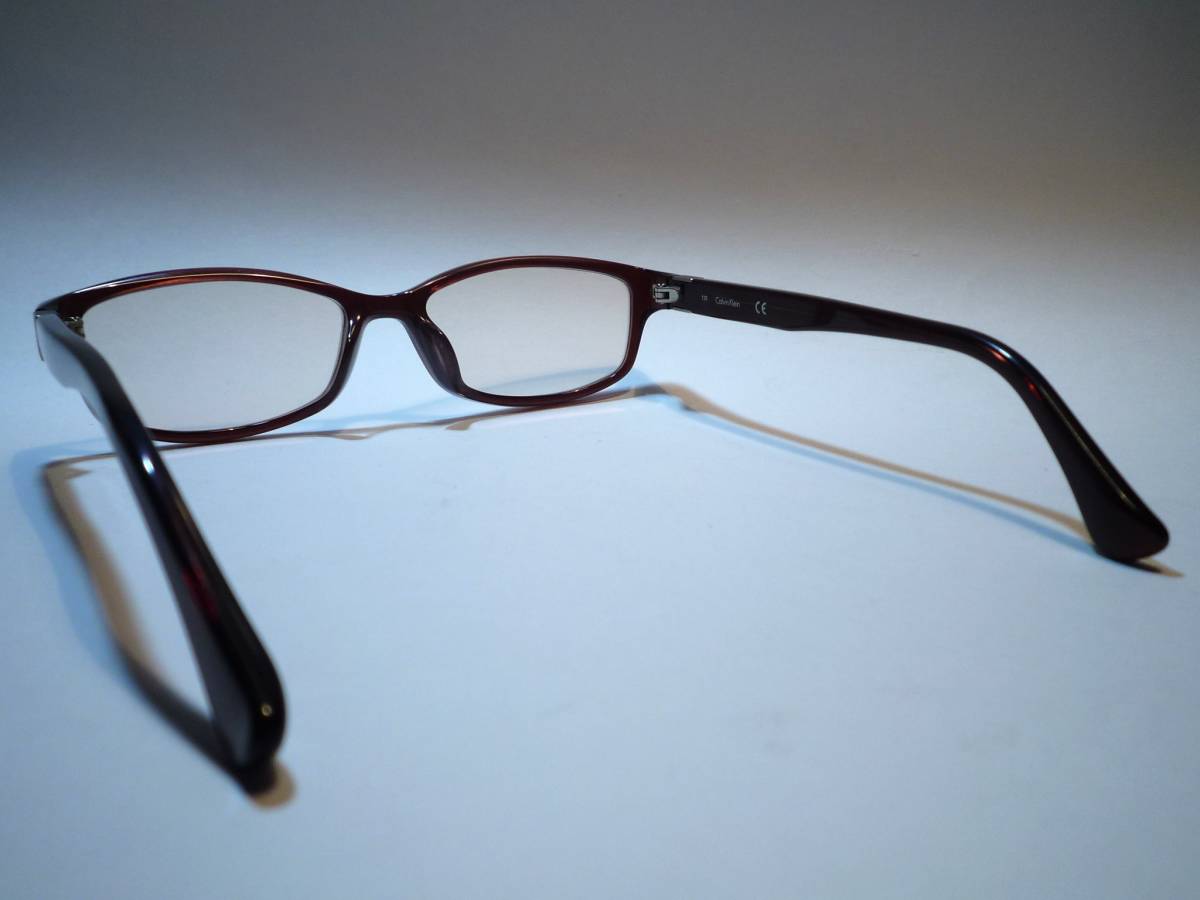 39997 Calvin Klein/カルバンクライン スクエアウェリントン型 サングラス 眼鏡フレーム_画像5