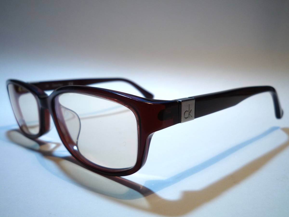 39997 Calvin Klein/カルバンクライン スクエアウェリントン型 サングラス 眼鏡フレーム_画像1