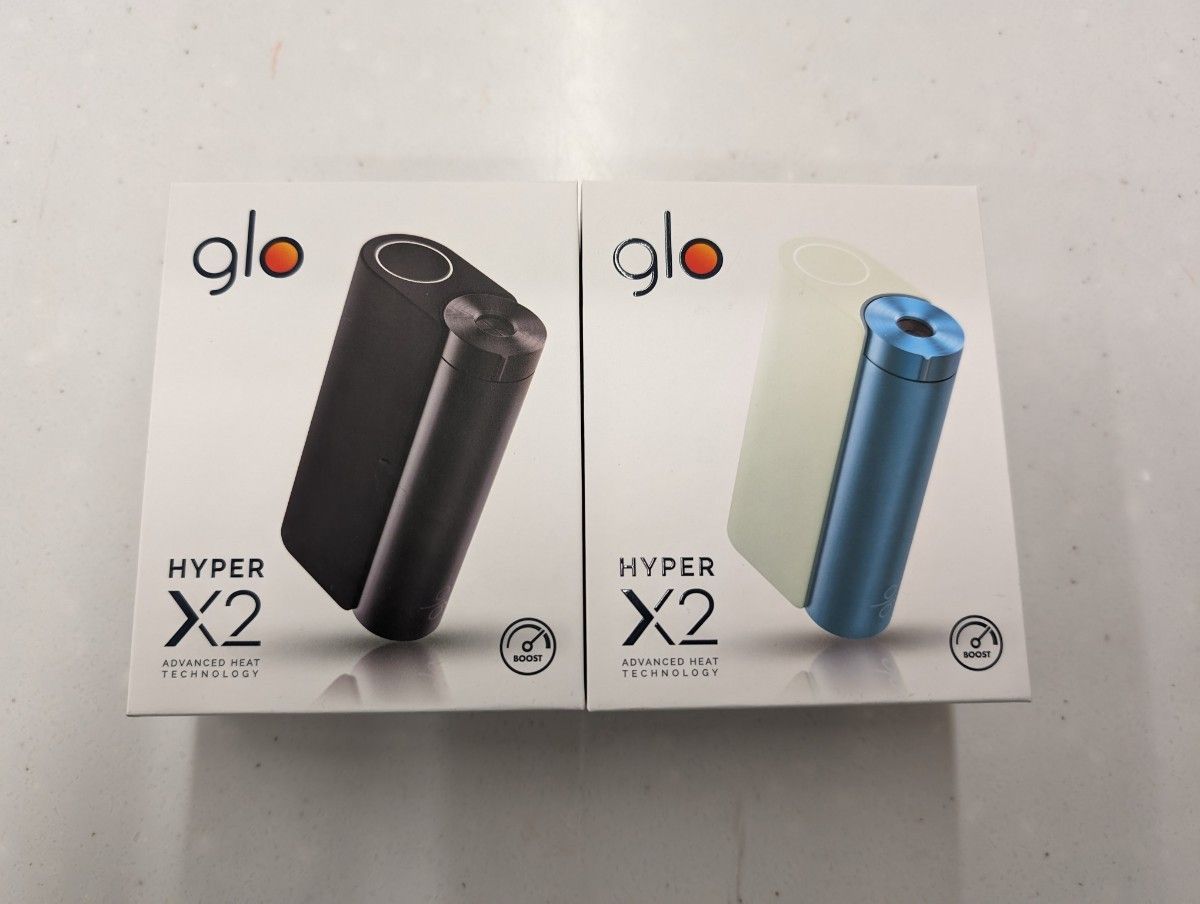 電子タバコ人気モデル glo hyper x2 新品未開封画像の2個