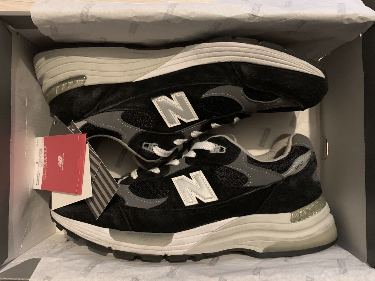 28cm new balance m992 eb black ea gr mr993 bk gl tb ブラック グレー スニーカー US10