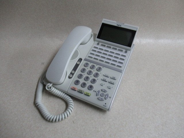 Ω保証有 ZH2 73855) DTZ-24PA-2D(WH)TEL NEC Aspire UX 24ボタンアナログ停電電話機 中古ビジネスホン 領収書発行可能 同梱可