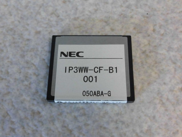 ▲・カ4118r)・保証有 NEC Aspire-X 長時間ボイスメール用CFカード IP3WW-CF-B1 001 MAX約120時間録音可 同梱可