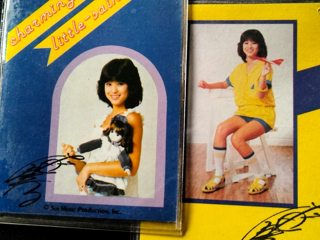 松田聖子 1980年代 当時物 アイドル 写真 パスカード 未使用 2点セット !! ☆ 日本製 サンミュージック タレントショップ 原宿 昭和レトロ の画像9