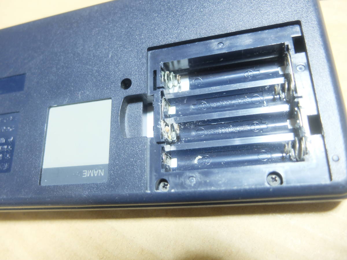 SHARPシャープ　PC-G850V　ポケコン　USED難有ジャンク品_画像3