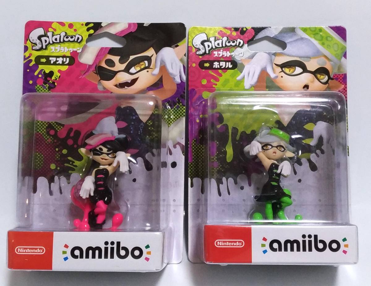 【新品未開封 2点セット】amiibo アオリ＆ホタル(スプラトゥーンシリーズ)_画像1