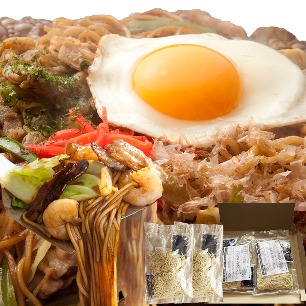  yakisoba .. soba o tough k sauce raw .. raw noodle classical sauce attaching Point .. free shipping 4 meal (90g×4)