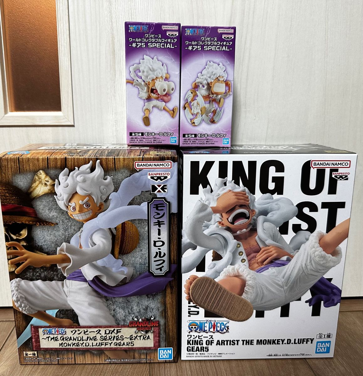 ワンピース KING OF ARTIST ギア5 ルフィ ニカ フィギュアセット