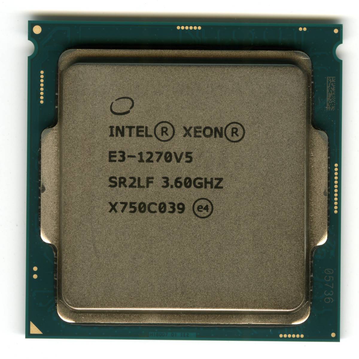 Intel　Xeon　E3-1270V5　 SR2LF　中古 　　　　　05736_画像1