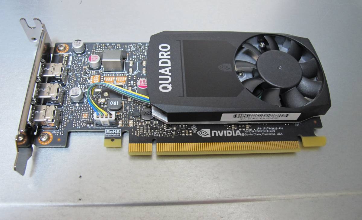 HP　NVIDIA Quadro P400　中古　ロープロファイル　　　5605_画像1