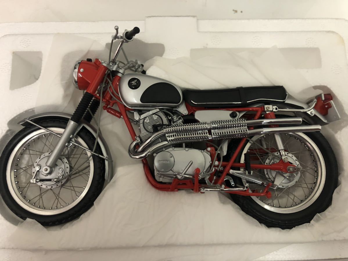 新品,アウトレット品,EBBRO/エブロ　1/10　Honda CL72 1962(red)/ホンダ/バイク