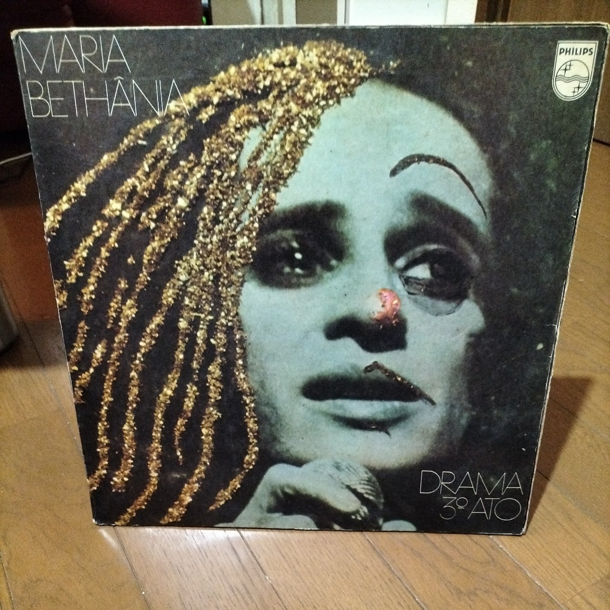 ブラジル音楽　輸入盤中古レコード　Maria Bethania Drama Luz Da Noite レア LP PHILIPS_画像1