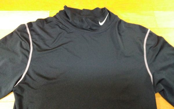 NIKE PRO COMBAT ナイキ インナーシャツ SIZE:M 黒 送料215円～_画像5