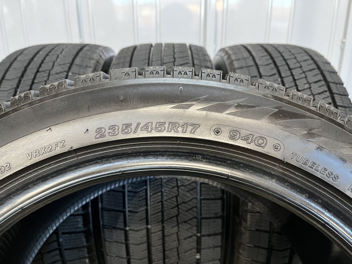 BRIDGESTONE BLIZZAK VRX2 235/45R17 4本セット 235/45-17 ブリヂストン ブリザック バリ溝_画像7