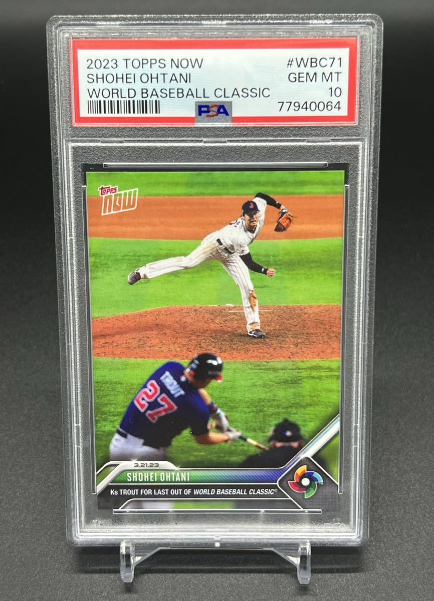 PSA10! 2023 Topps Now WBC Shohei Ohtani Mike Trout 大谷翔平 トラウトWBC 鑑定済み Angels MLB ドジャース エンゼルス 侍JAPAN 日本代表