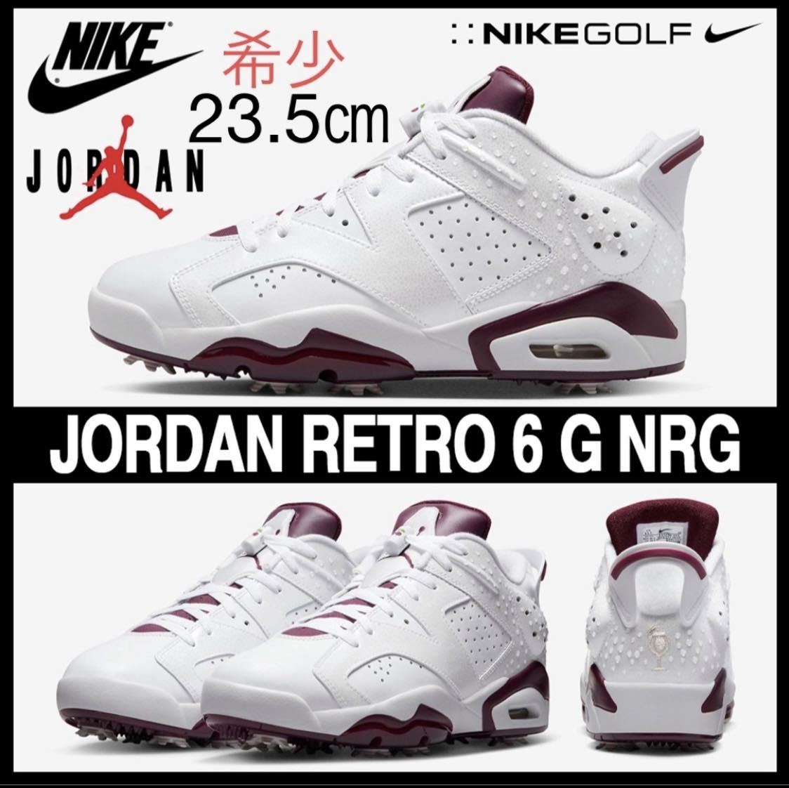 [ бесплатная доставка ][ новый товар ]23.5.Nike Air Jordan 6 Retro Low Golf NRG Nike воздушный Jordan 6 Golf DV6796-116 редкий размер 