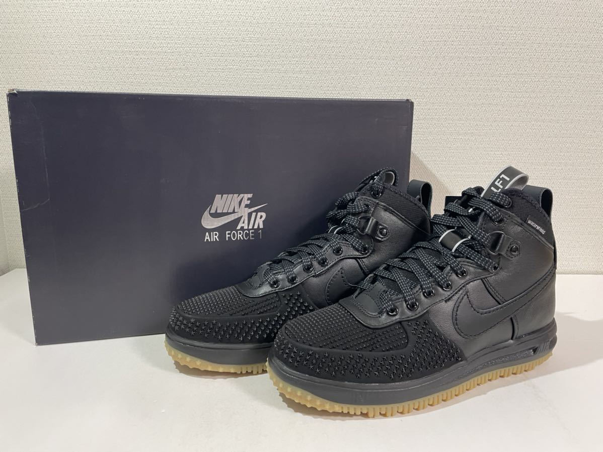 【送料無料】【新品】26.5㎝　NIKE LUNAR FORCE 1 DUCKBOOT ナイキ ルナ フォース 1 ダックブーツ ブラック_画像2