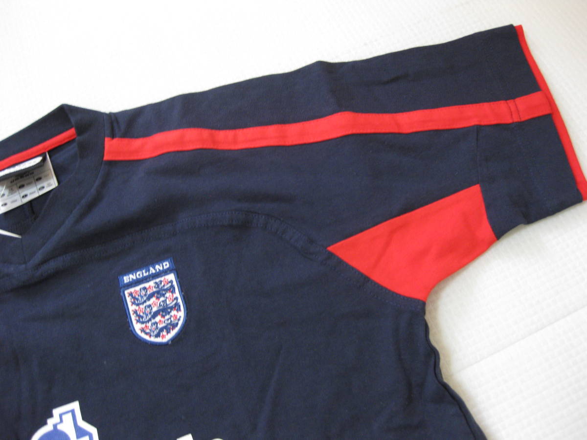 未使用 umbro アンブロ イングランド代表 Tシャツ 半袖 コットン（B40）の画像7