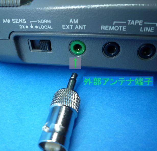 新品未使用品　BNCJ-3.5mmP　変換コネクタ　BCLラジオ　外部アンテナ　トランスミッター_画像4