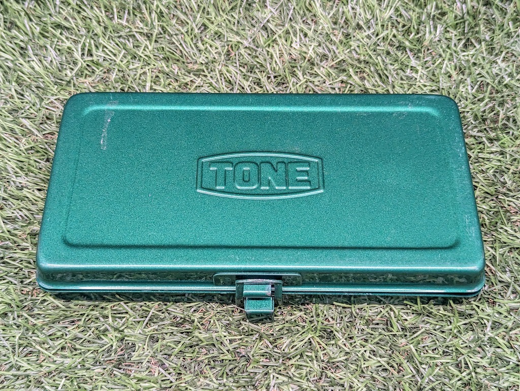 中古品 TONE トネ 前田金属工業 差込角6.35mm 1/4 6角 ソケットレンチセント 1850M_画像10