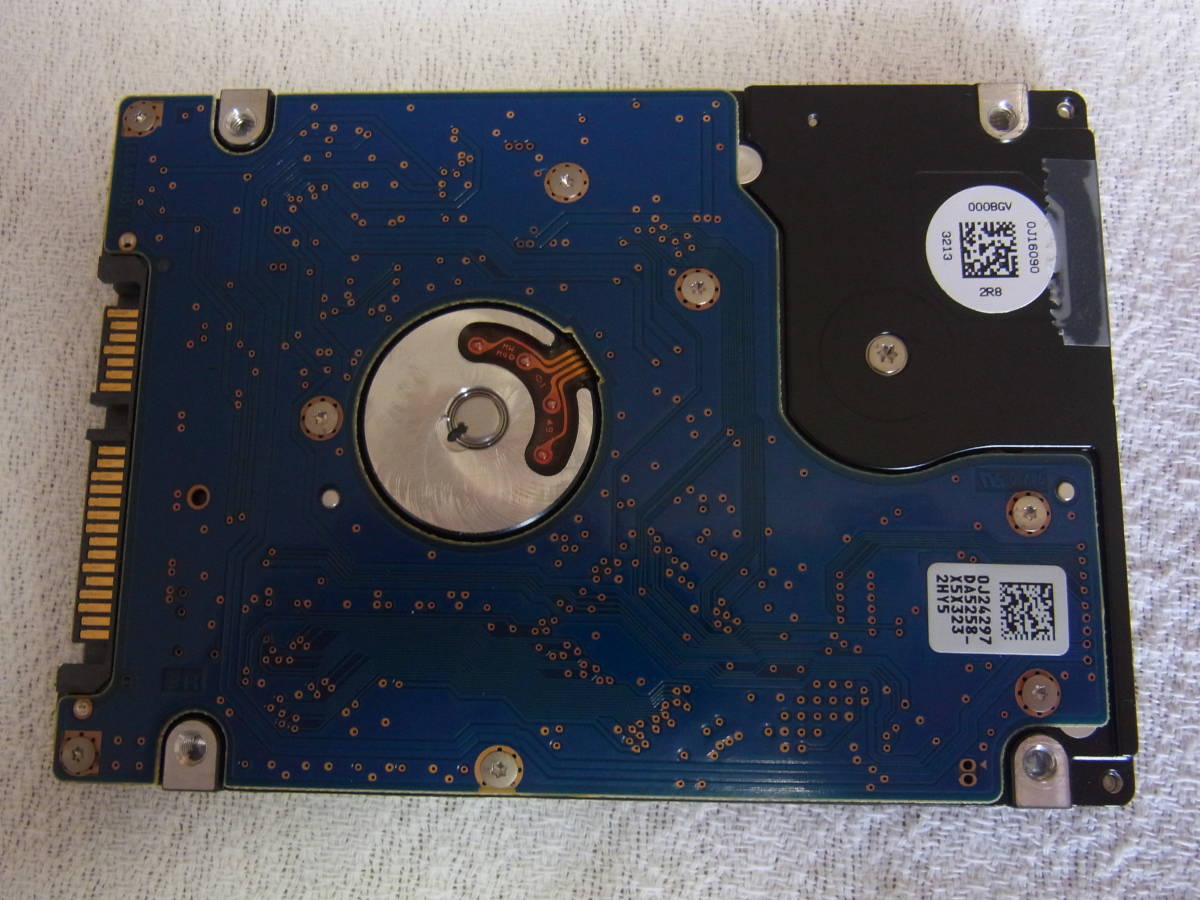 HGST　500GB 2.5インチ　HDD HCC545050A7E380 AVコマンド対応 使用時間：26853_画像3