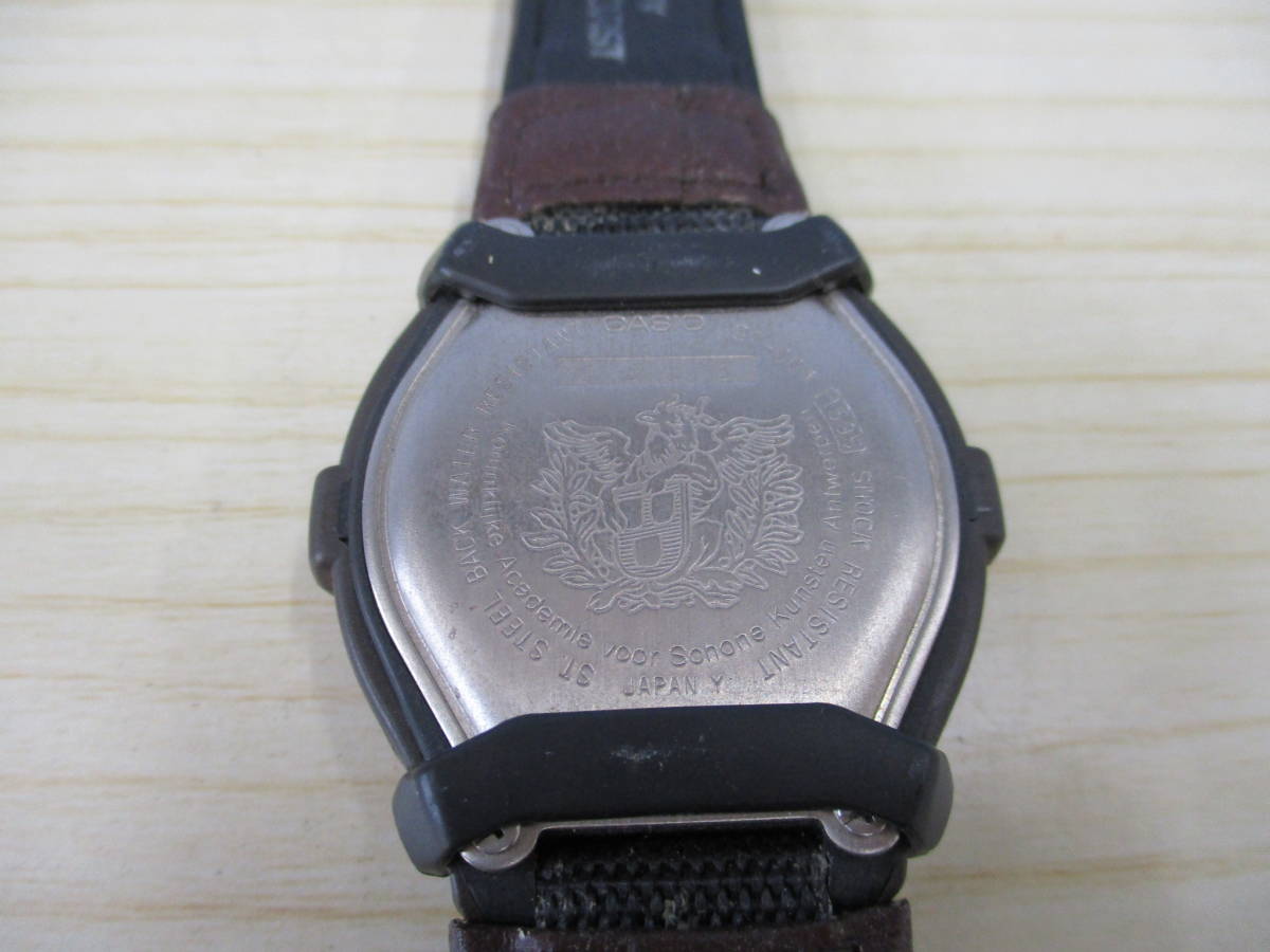 む254　棚の　現状品　カシオ　CASIO　G-SHOCK　GT-001　腕時計　デジタルウォッチ　革バンド　ジーショック　ファッション小物　メンズ_画像4