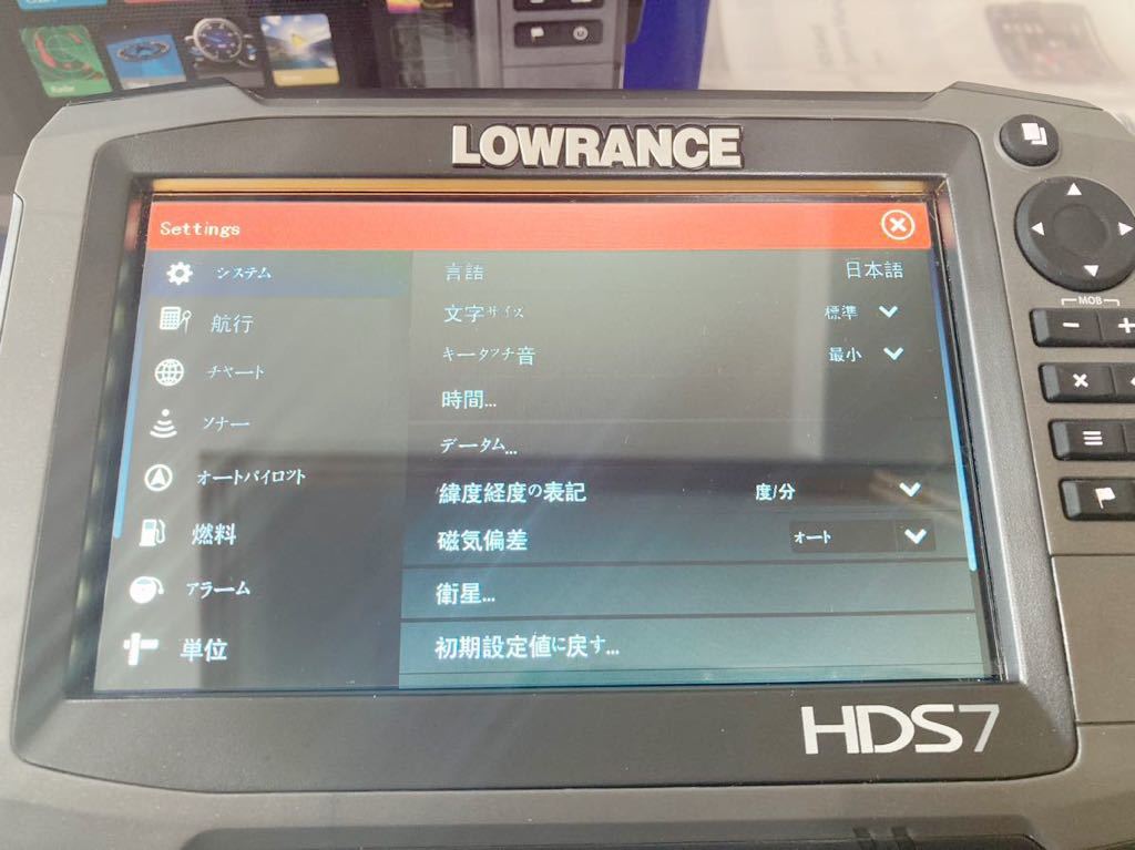 ローランス Lowrance HDS-7 GEN3 日本語表記_画像7