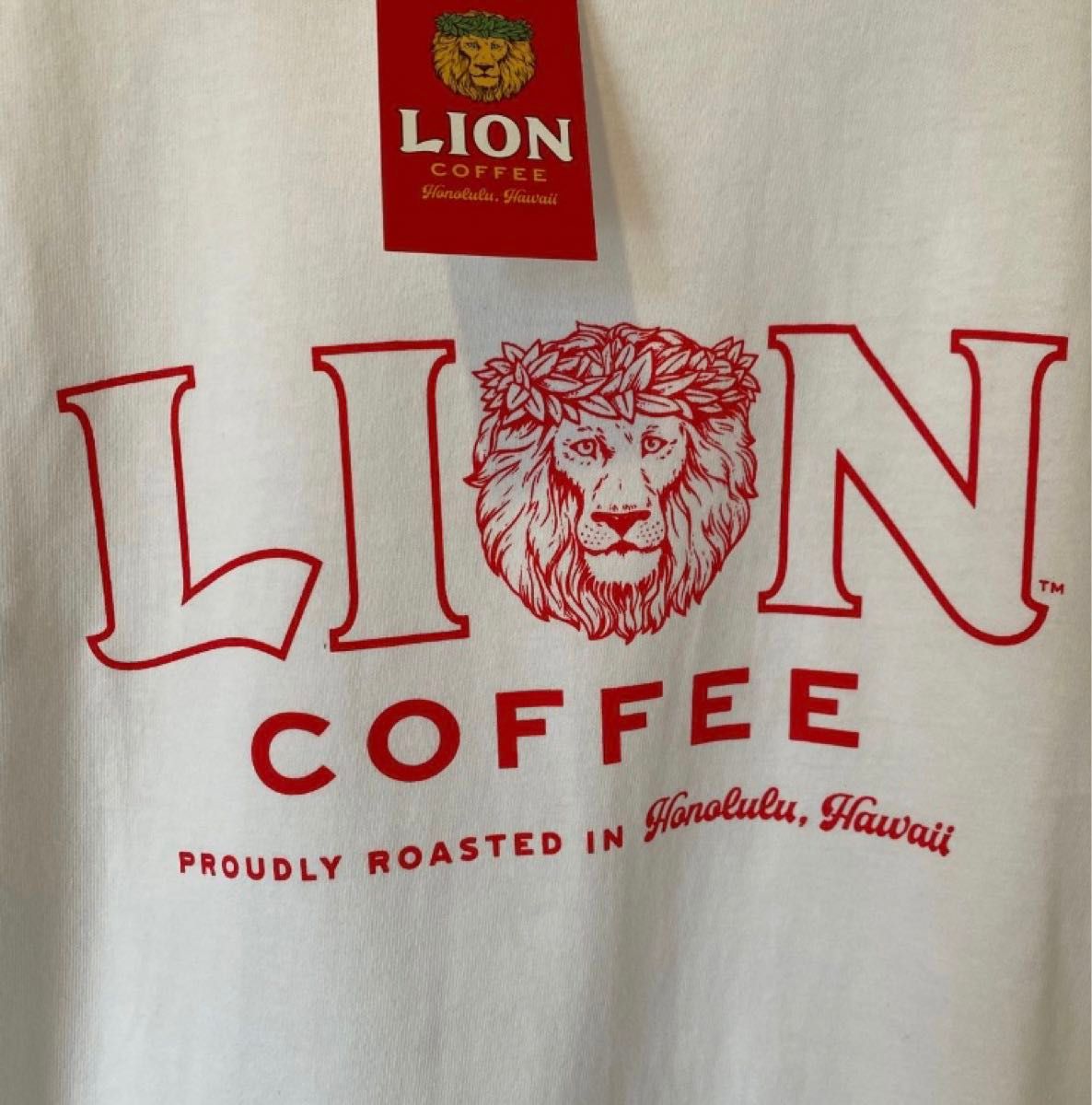 【新品未使用品】ライオンコーヒー　LION COFFEE  Tシャツ　サイズL