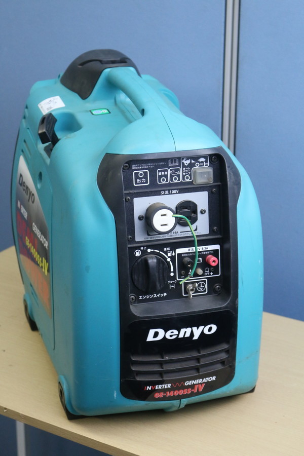 【Denyo　デンヨー　GE-1400SS-Ⅳ】インバーター発電機　ジャンク!!　管23ざ152_画像8