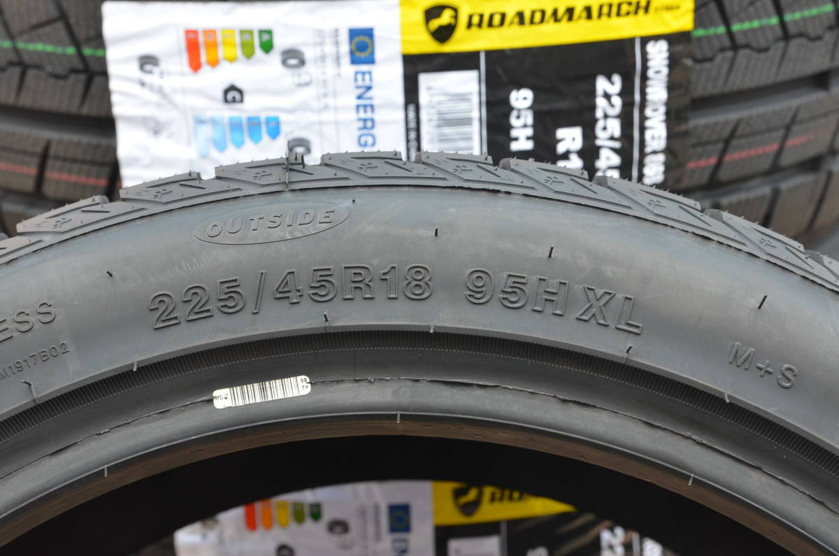 1本価格 225/45R18 95H XL 4本総額32,000円 2023年製造 ロードマーチ スノーローバー Roadmarch SnowRover 868 スタッドレス / 1本限定_1本価格 / 1本限定 / 個数1＝1本となります