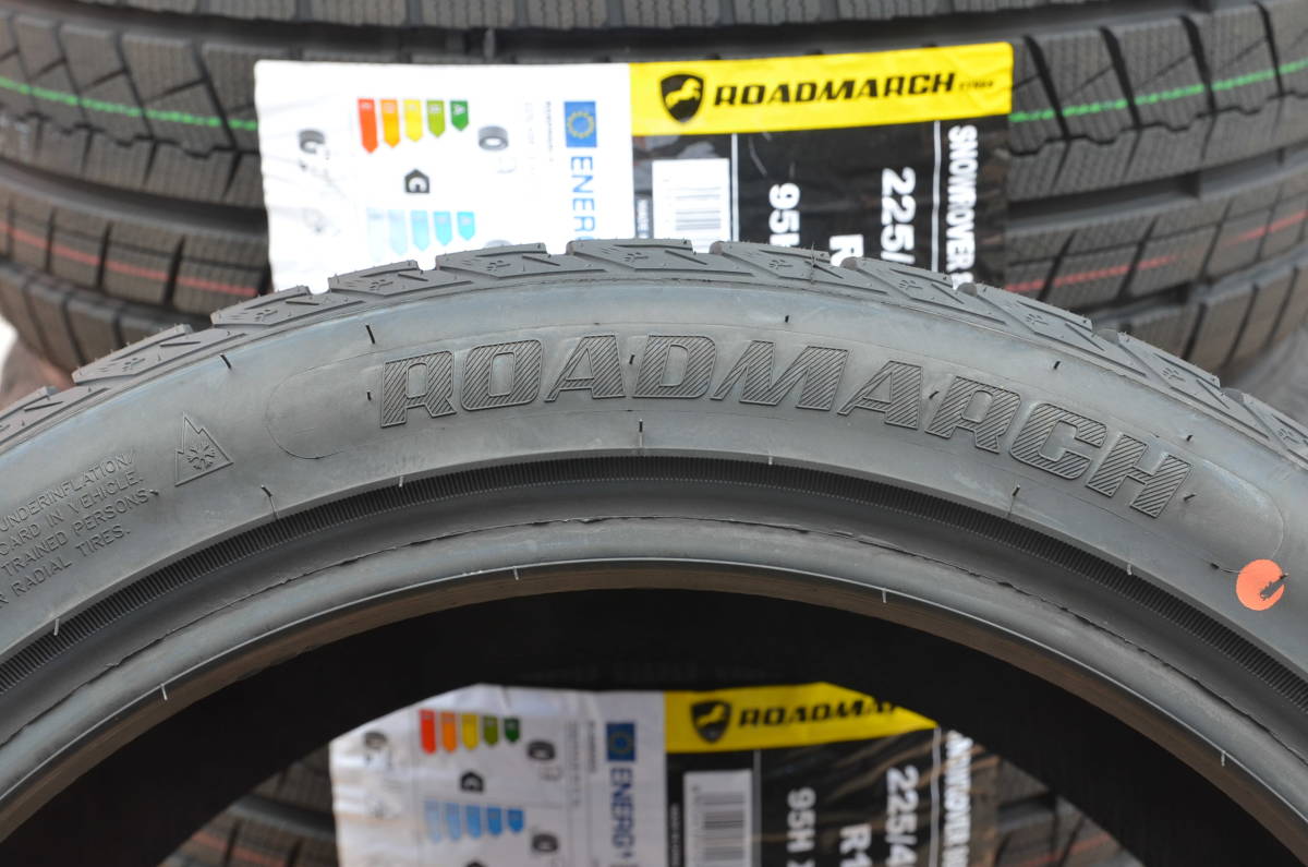 4本セット 225/45R18 95H XL 2023年製造品 ロードマーチ スノーローバー Roadmarch SnowRover 868 スタッドレス 4本セット 新品 / 送料無料_画像8