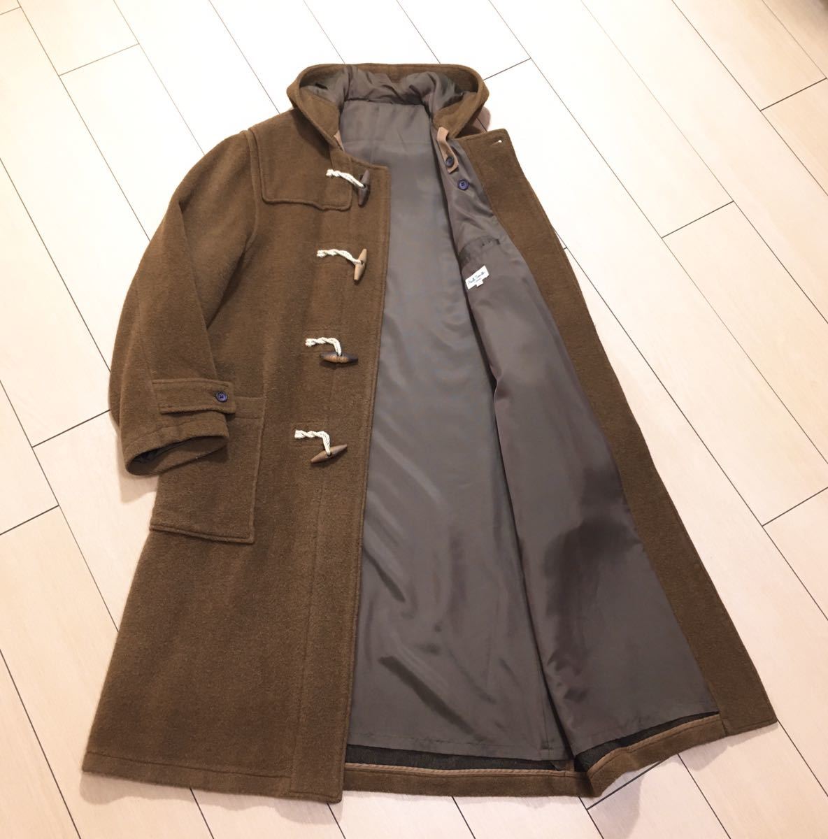  ultimate beautiful goods * Paul Smith duffle coat Paul Smith Camel Brown long men's autumn winter L A176