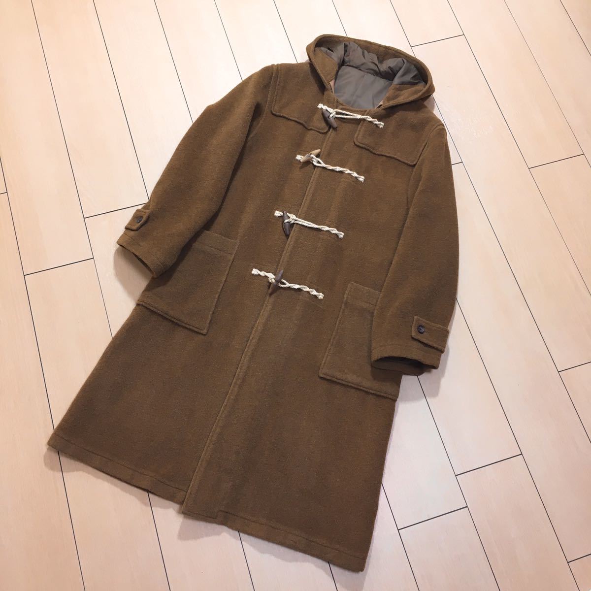  ultimate beautiful goods * Paul Smith duffle coat Paul Smith Camel Brown long men's autumn winter L A176