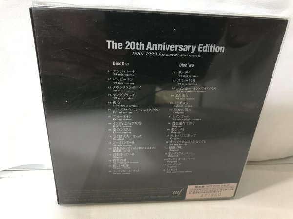 F666 佐野元春 The 20th Anniversary Edition 1980-1999/初回仕様限定盤 2枚組_画像2