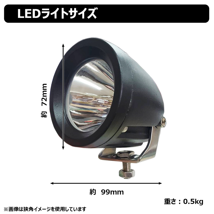 9015 LED作業灯 CREE製 15W 狭角 前照灯 スポットライト サーチライト 12v/24v/48v LED投光器 集魚灯 路肩灯 補助灯 タイヤ灯 船舶 防水_画像3