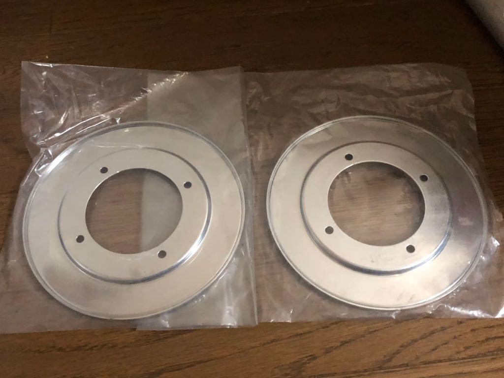 HIRO V1R センターロック プレート 新品 未使用 2枚 ホワイト ( rare jdm wheels ヒロ V1-R center lock plate 希少 旧車 族車 SSR_画像4