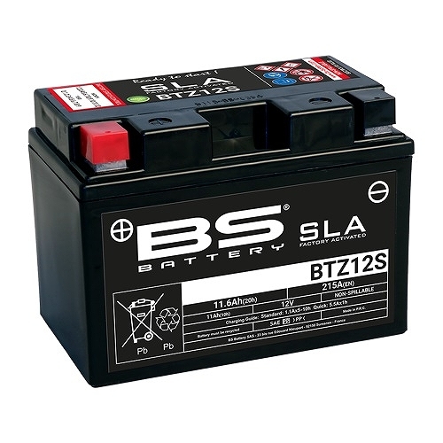 BSバッテリー バイク用バッテリー SLAバッテリー ホンダ ファイアストーム SC36 VTR1000F1～3 1000cc BTZ12S 2輪_画像1