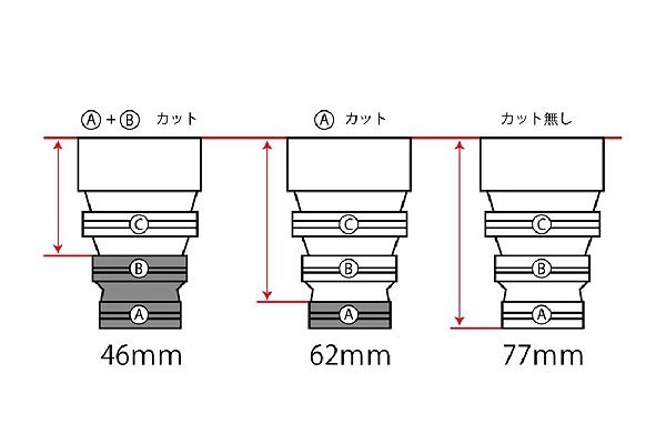 D-MAX ウレタン製バンプラバー リアサスペンション用 DMSH1607_画像3