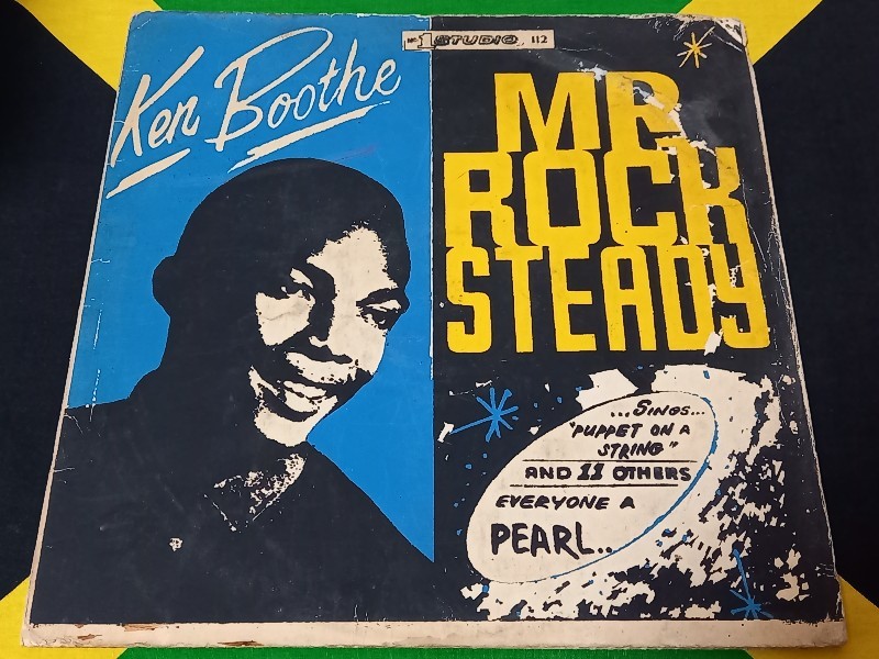 【シルクスクリーンジャケット STUDIO ONE 112】★★ KEN BOOTHE / MR. ROCK STEADY ★★_画像1