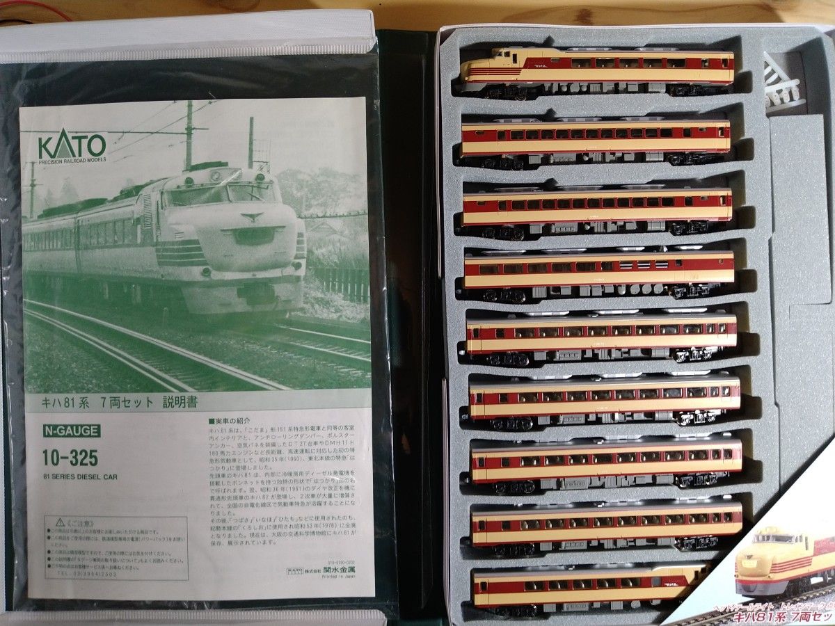 【未使用品】KATO Nゲージ10-325キハ81系・NTRAIN・リゾート21 KATO 品番10-325 キハ81系7両セット+2両 JR、国鉄車両